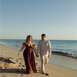 Free People Brown Maxi Dress